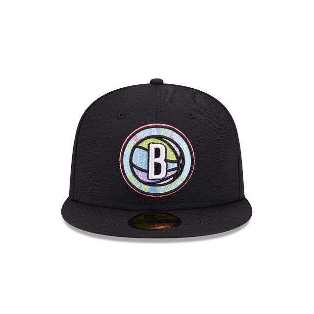 Brooklyn Nets Color Pack Black 59FIFTY Fitted Hat sold by New Era product image thumbnail 2