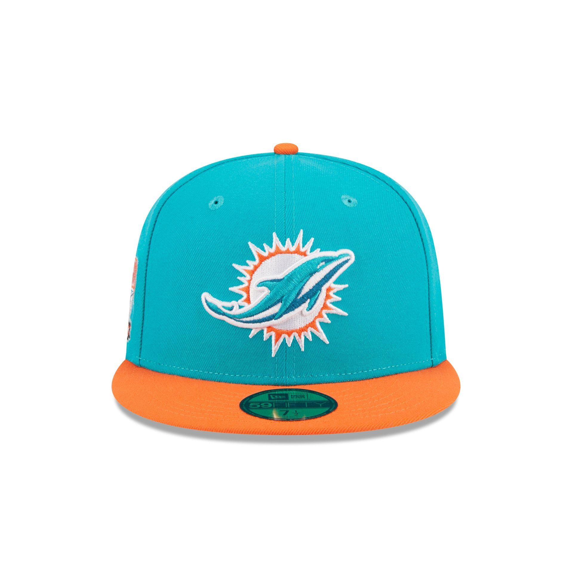 Miami Dolphins Throwback Hidden 59FIFTY Fitted Hat sold by New Era product image thumbnail 2