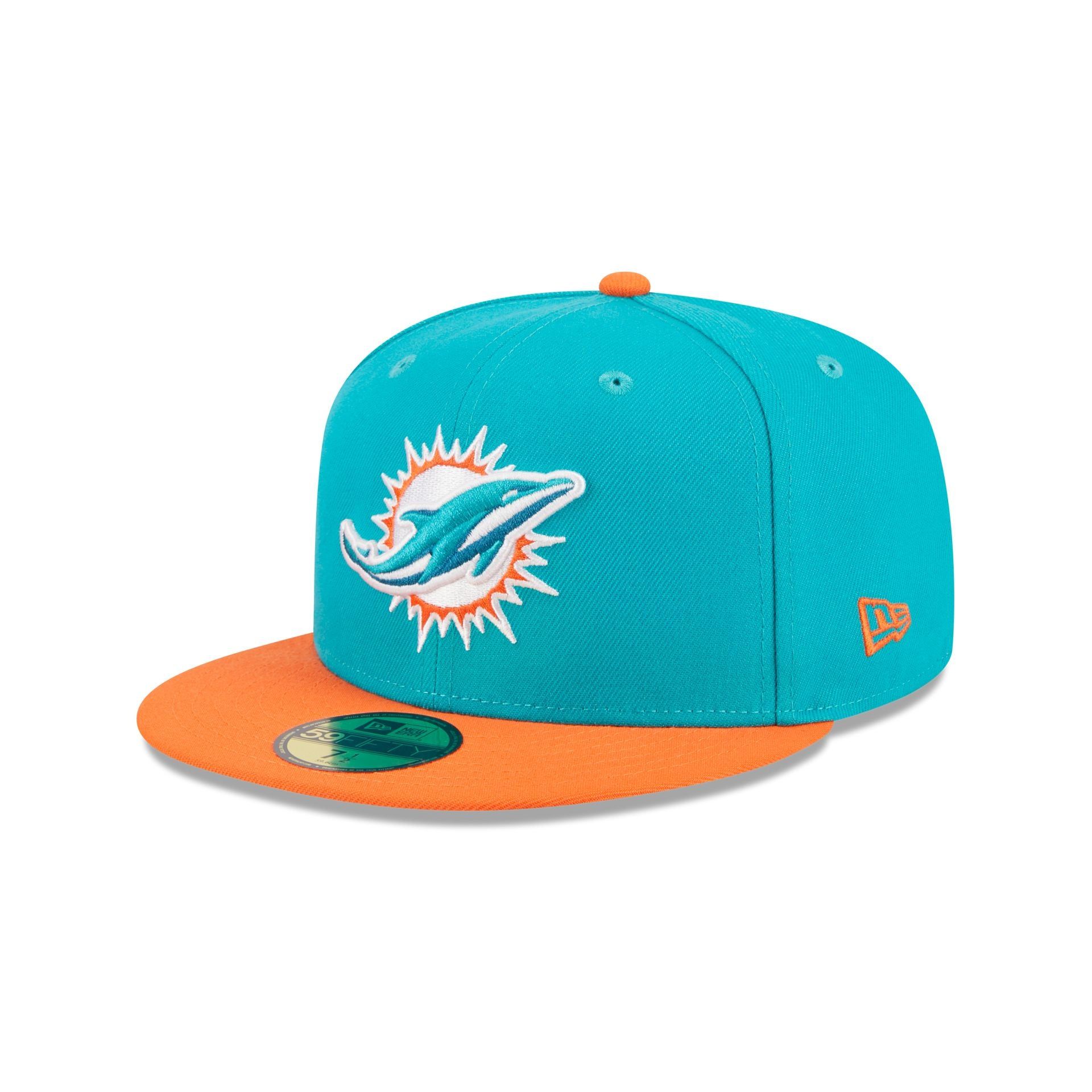 Miami Dolphins Throwback Hidden 59FIFTY Fitted Hat sold by New Era product image thumbnail 3