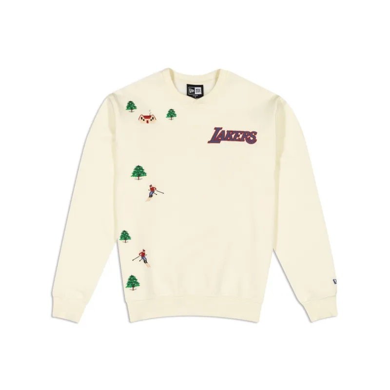 Los Angeles Lakers Snowbound Crewneck sold by New Era