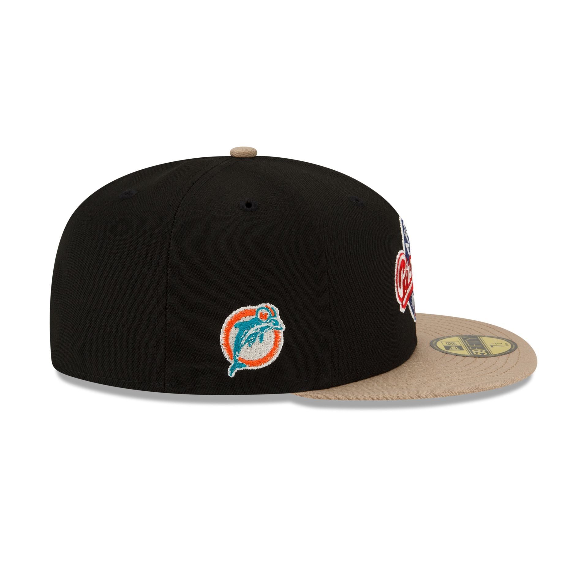 Just Caps Camel Visor Miami Dolphins 59FIFTY Fitted Hat sold by New Era product image thumbnail 4