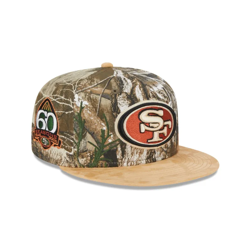 San Francisco 49ers Real Tree 59FIFTY Fitted Hat sold by New Era