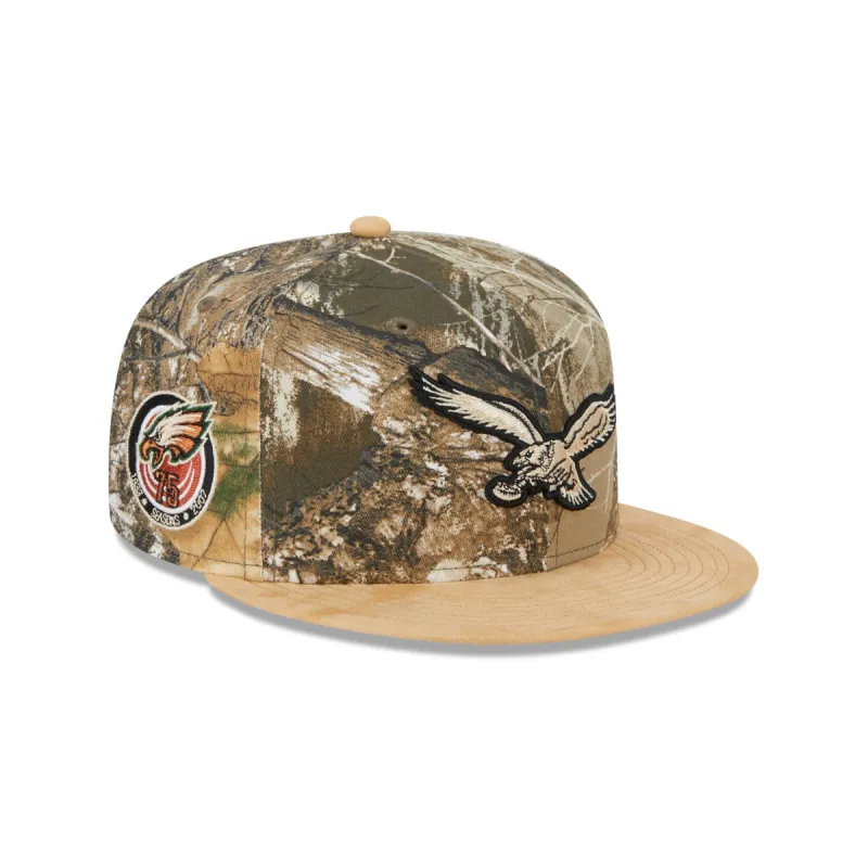 Philadelphia Eagles Real Tree 59FIFTY Fitted Hat sold by New Era
