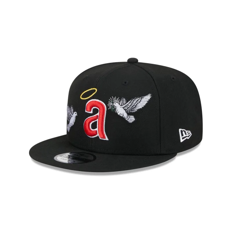 Los Angeles Angels Peace 9FIFTY Snapback Hat sold by New Era