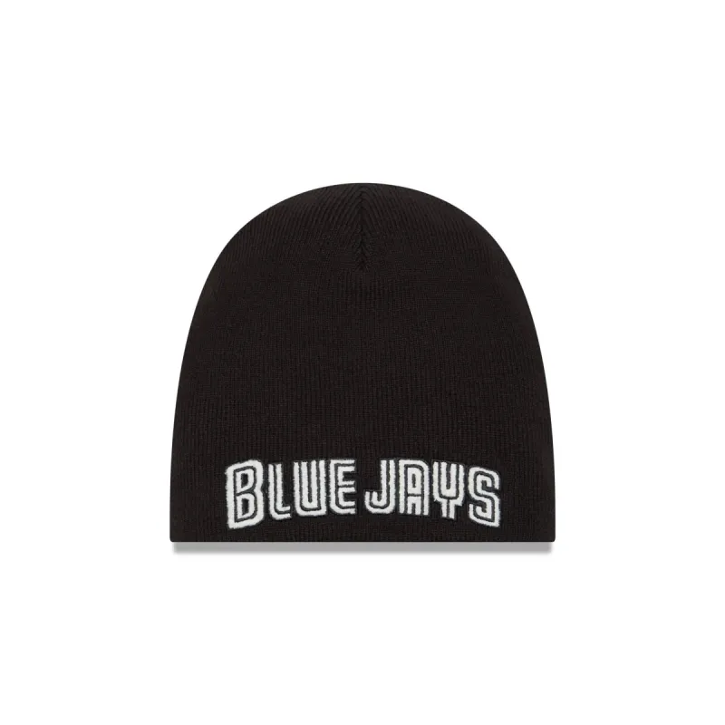Toronto Blue Jays Chenille Script Knit Hat sold by New Era