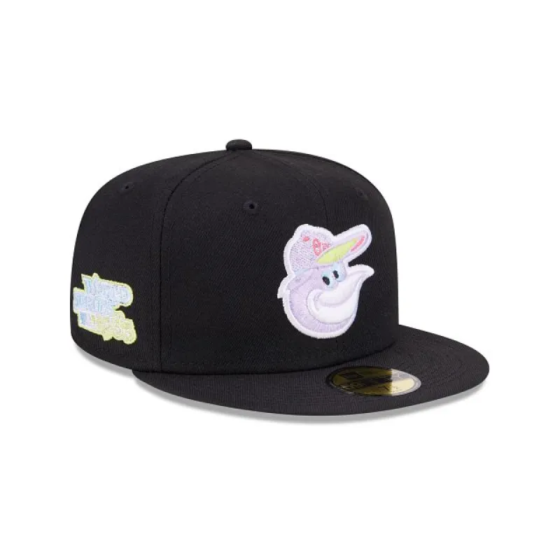Baltimore Orioles Color Pack Black 59FIFTY Fitted Hat sold by New Era