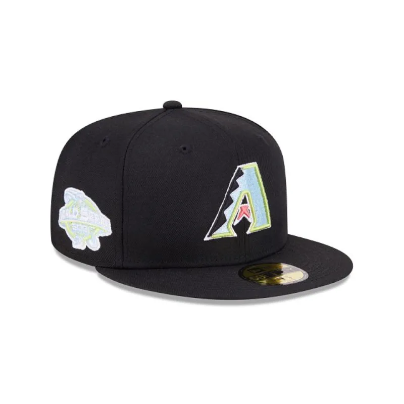 Arizona Diamondbacks Color Pack Black 59FIFTY Fitted Hat sold by New Era