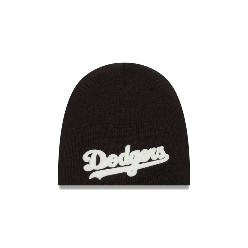 Los Angeles Dodgers Chenille Script Knit Hat sold by New Era