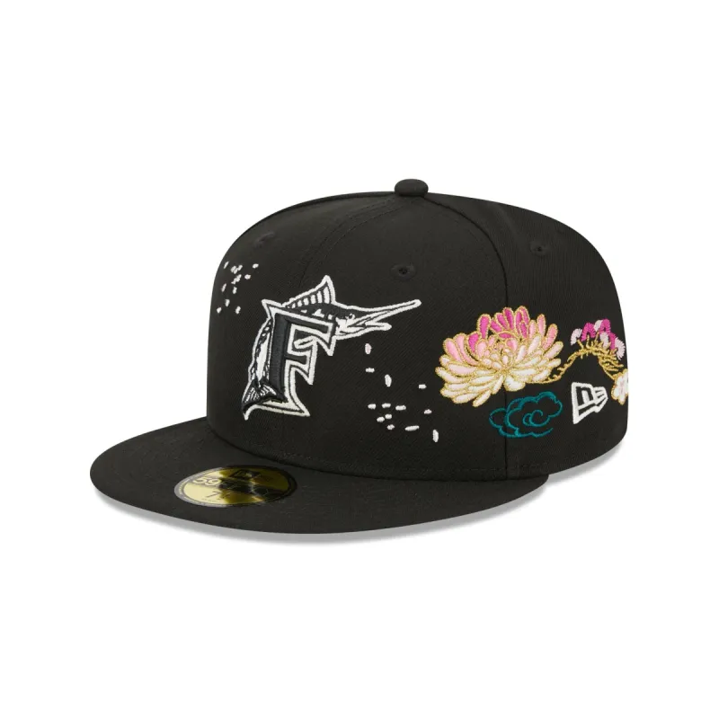 Miami Marlins Cherry Blossom 59FIFTY Fitted Hat sold by New Era
