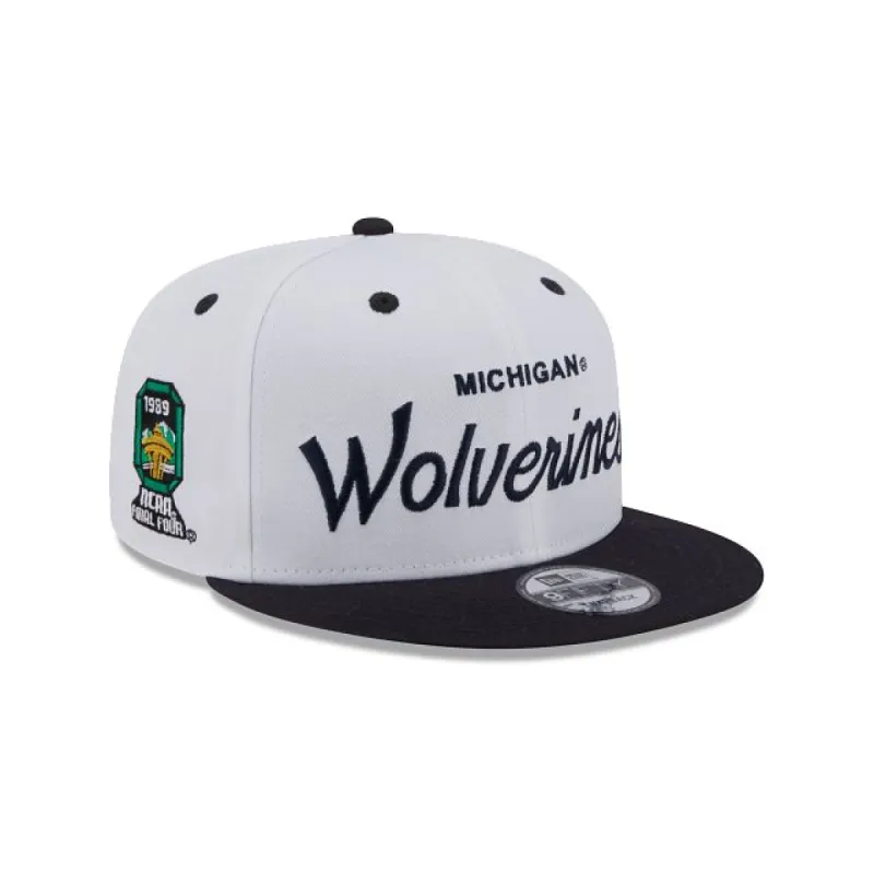 Michigan Wolverines College Vault Script 9FIFTY Snapback Hat sold by New Era