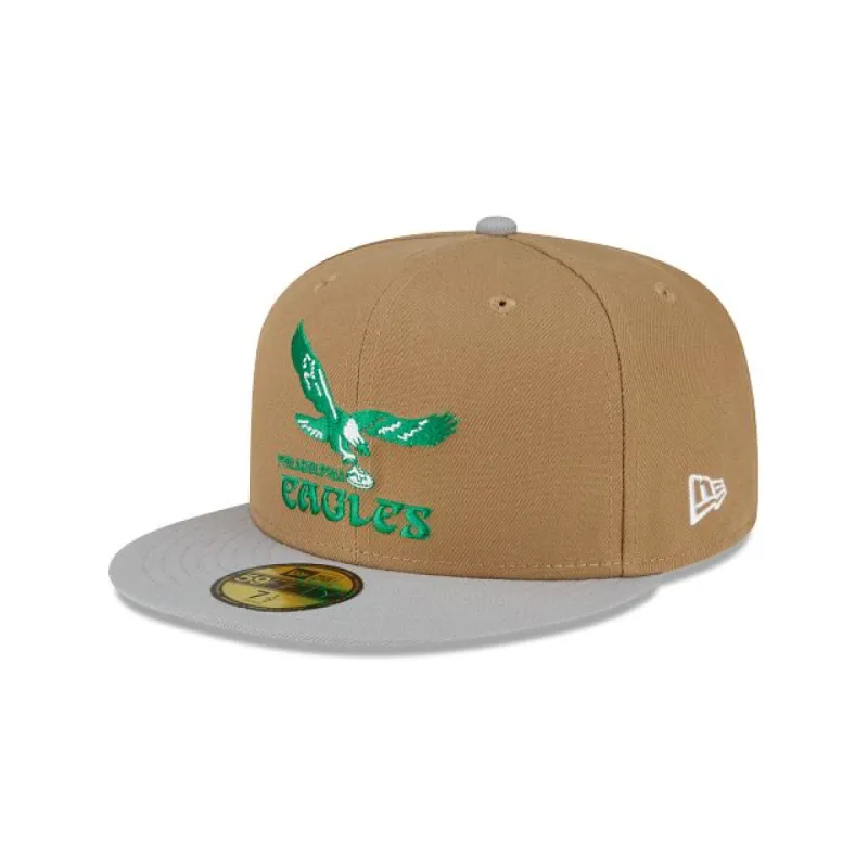 Philadelphia Eagles Throwback 59FIFTY Fitted Hat sold by New Era