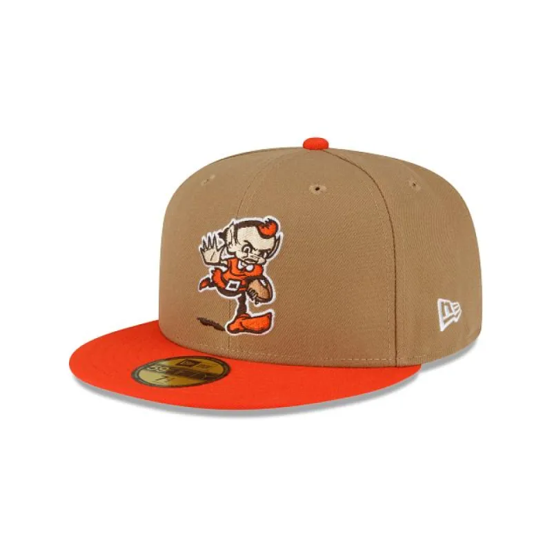 Cleveland Browns Throwback 59FIFTY Fitted Hat sold by New Era