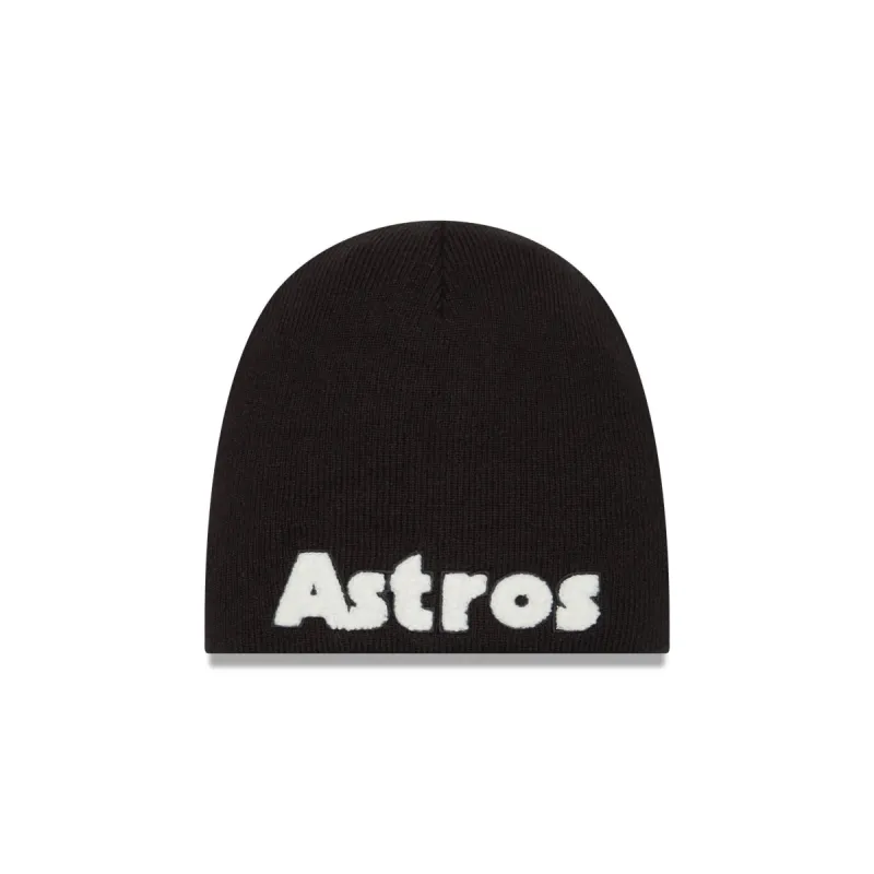 Houston Astros Chenille Script Knit Hat sold by New Era