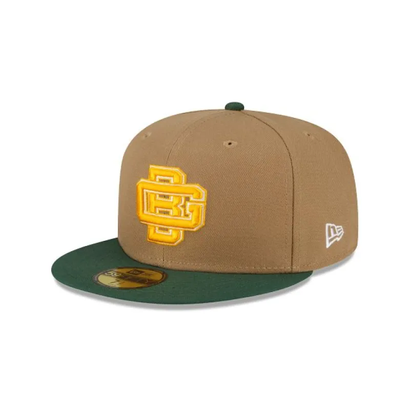 Green Bay Packers Throwback 59FIFTY Fitted Hat sold by New Era