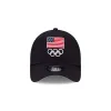 Team USA Soccer Navy 9FORTY A-Frame Snapback Hat sold by New Era