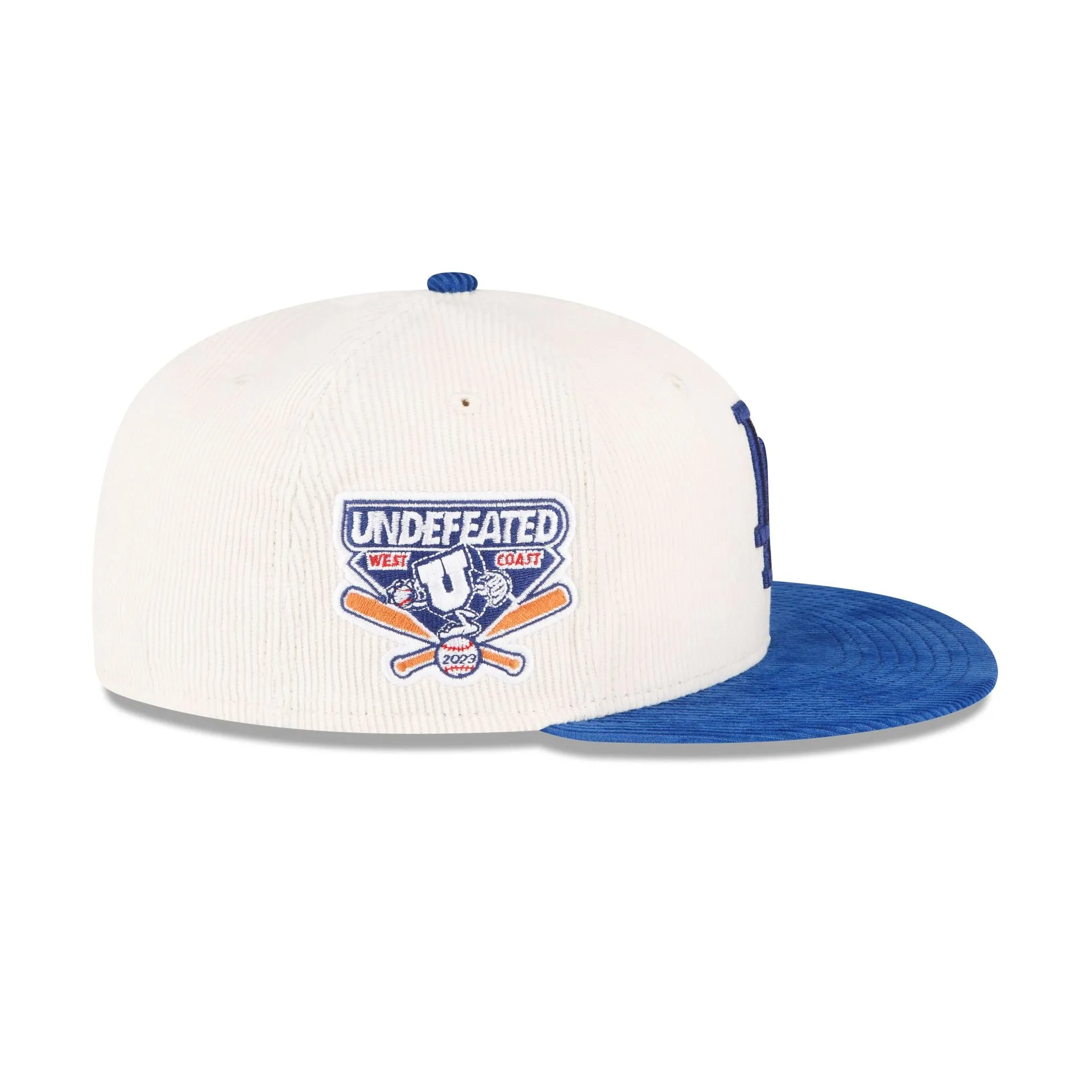 Undefeated X Los Angeles Dodgers White Corduroy 59FIFTY