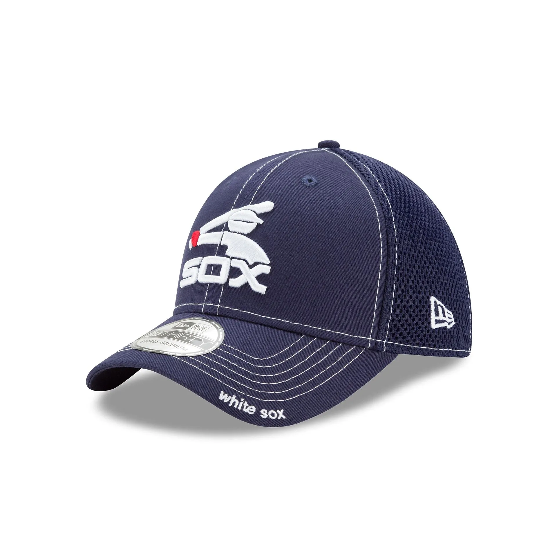 Chicago White Sox NEO Navy 39THIRTY Stretch Fit Hat sold by New Era