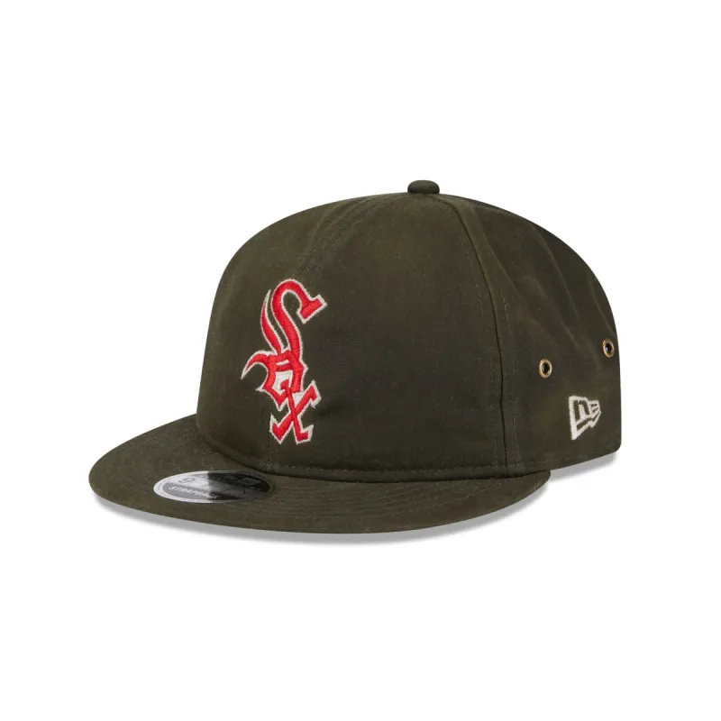 Chicago White Sox Rifle Green Retro Crown 9FIFTY Adjustable Hat sold by New Era
