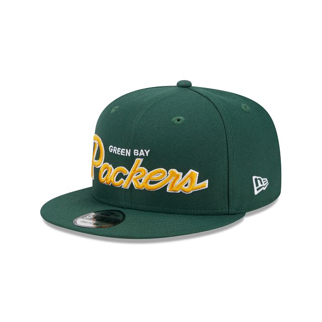 Green Bay Packers Script 9FIFTY Snapback Hat sold by New Era product image thumbnail 3