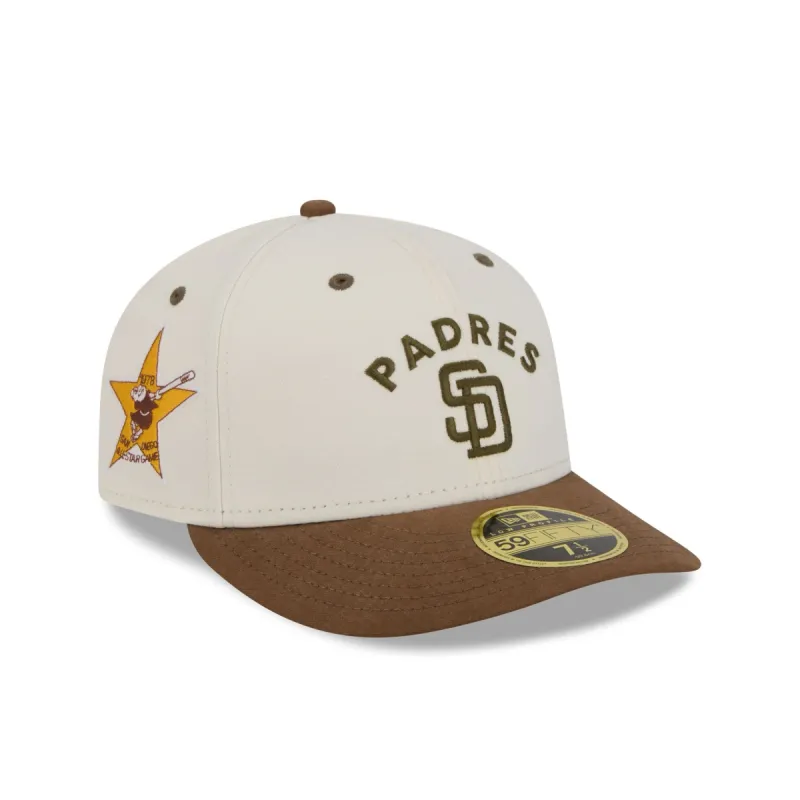 San Diego Padres Vintage Stack Low Profile 59FIFTY Fitted Hat sold by New Era