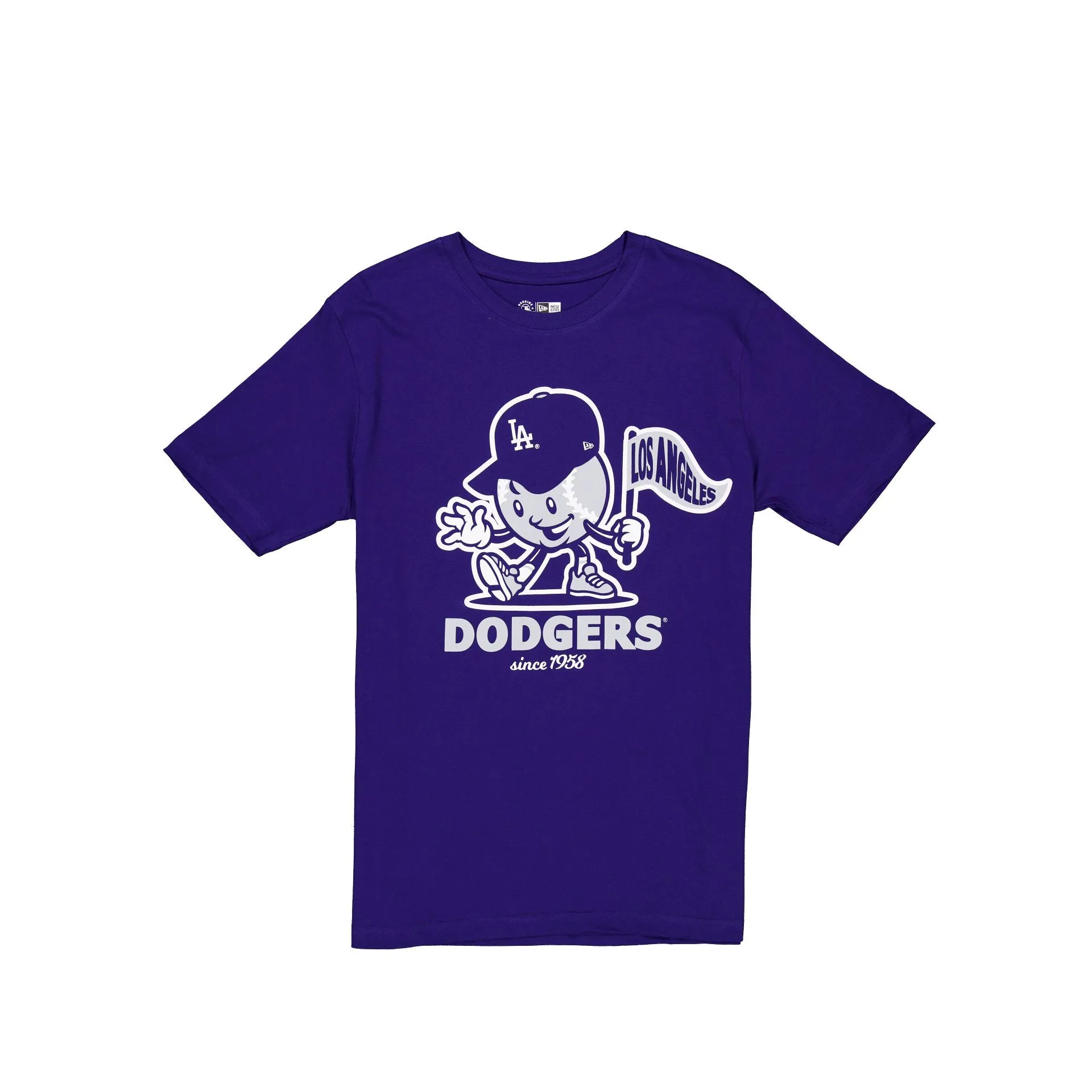 Los Angeles Dodgers Court Sport Blue T-Shirt sold by New Era