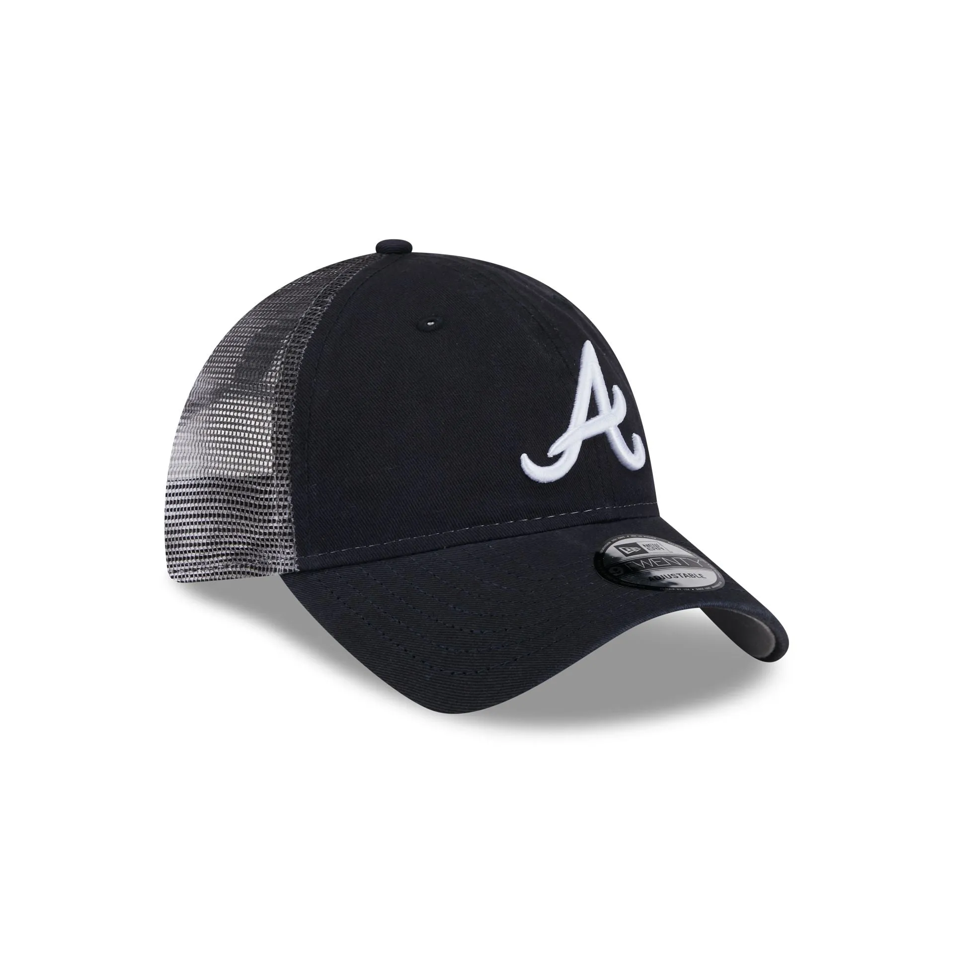Atlanta Braves Slick 9TWENTY Trucker Hat sold by New Era product image thumbnail 3