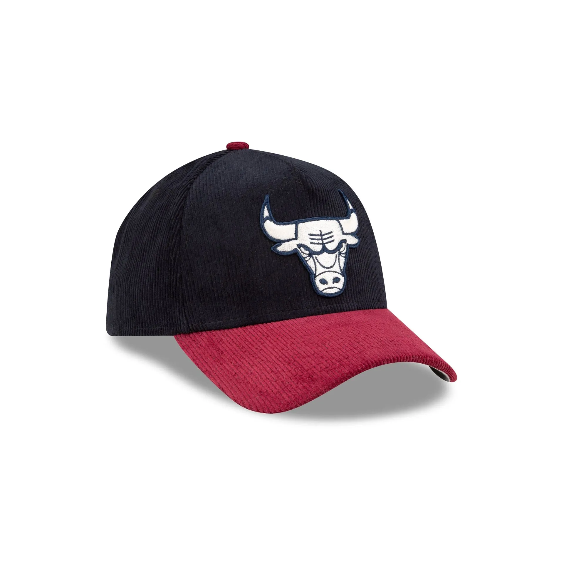 Chicago Bulls Navy Corduroy 9FORTY A-Frame Snapback Hat sold by New Era product image thumbnail 3