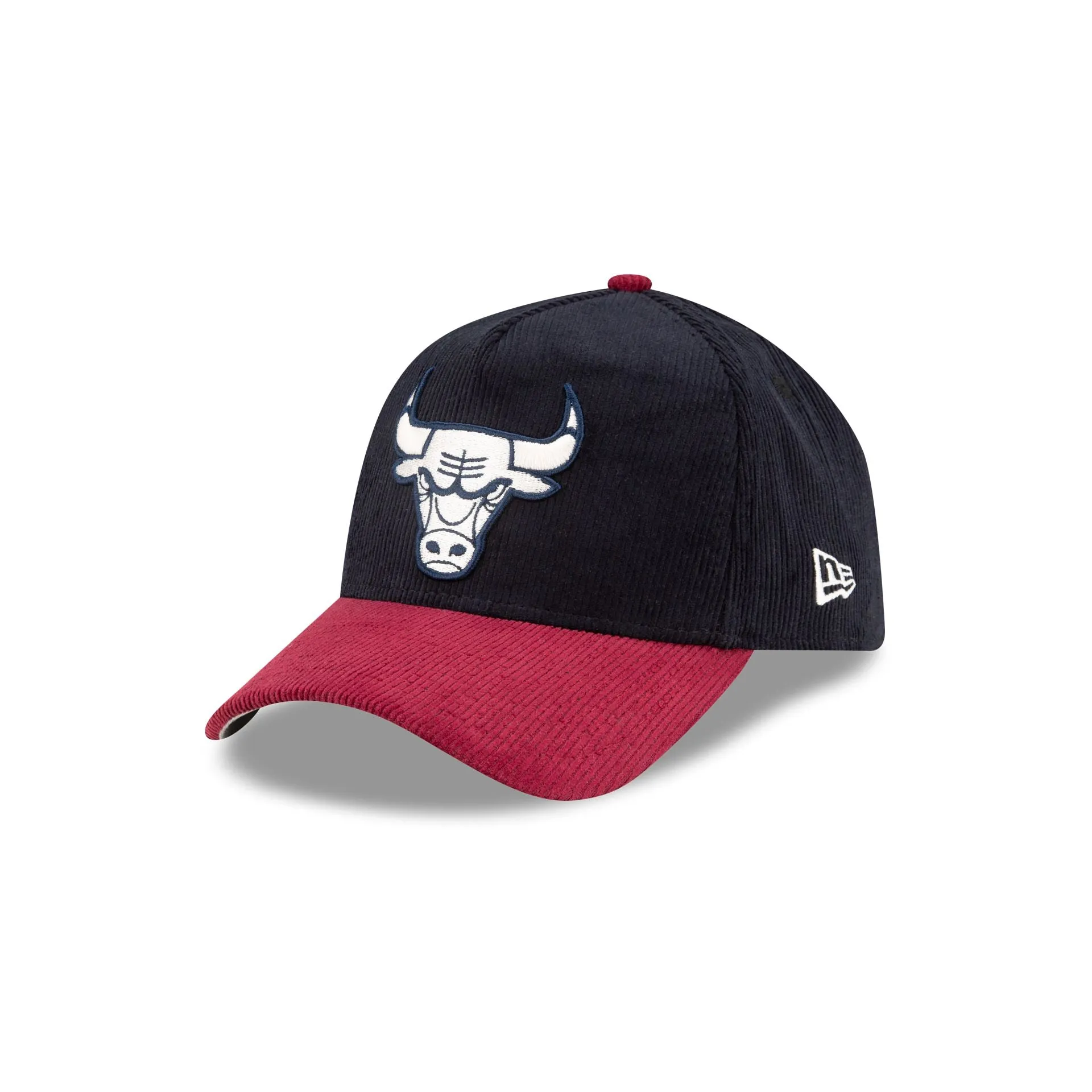 Chicago Bulls Navy Corduroy 9FORTY A-Frame Snapback Hat sold by New Era