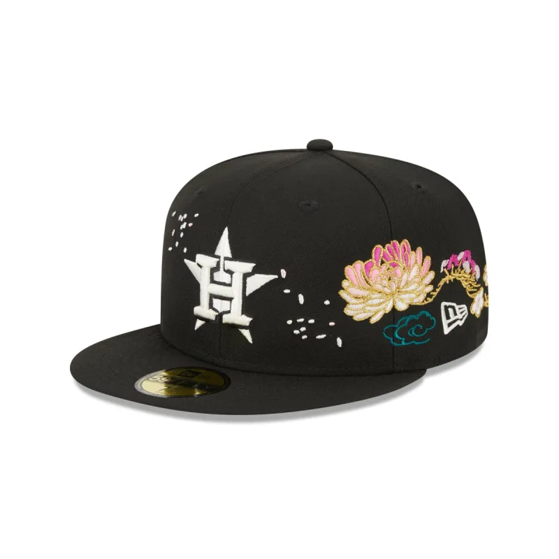 Houston Astros Cherry Blossom 59FIFTY Fitted Hat sold by New Era
