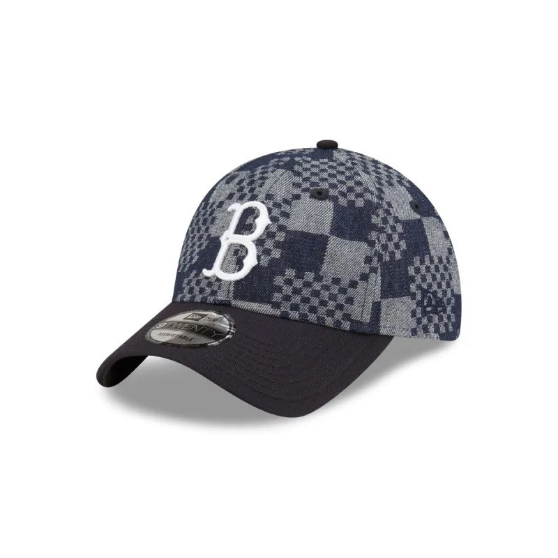 Brooklyn Dodgers Pattern Denim 9TWENTY Adjustable Hat sold by New Era
