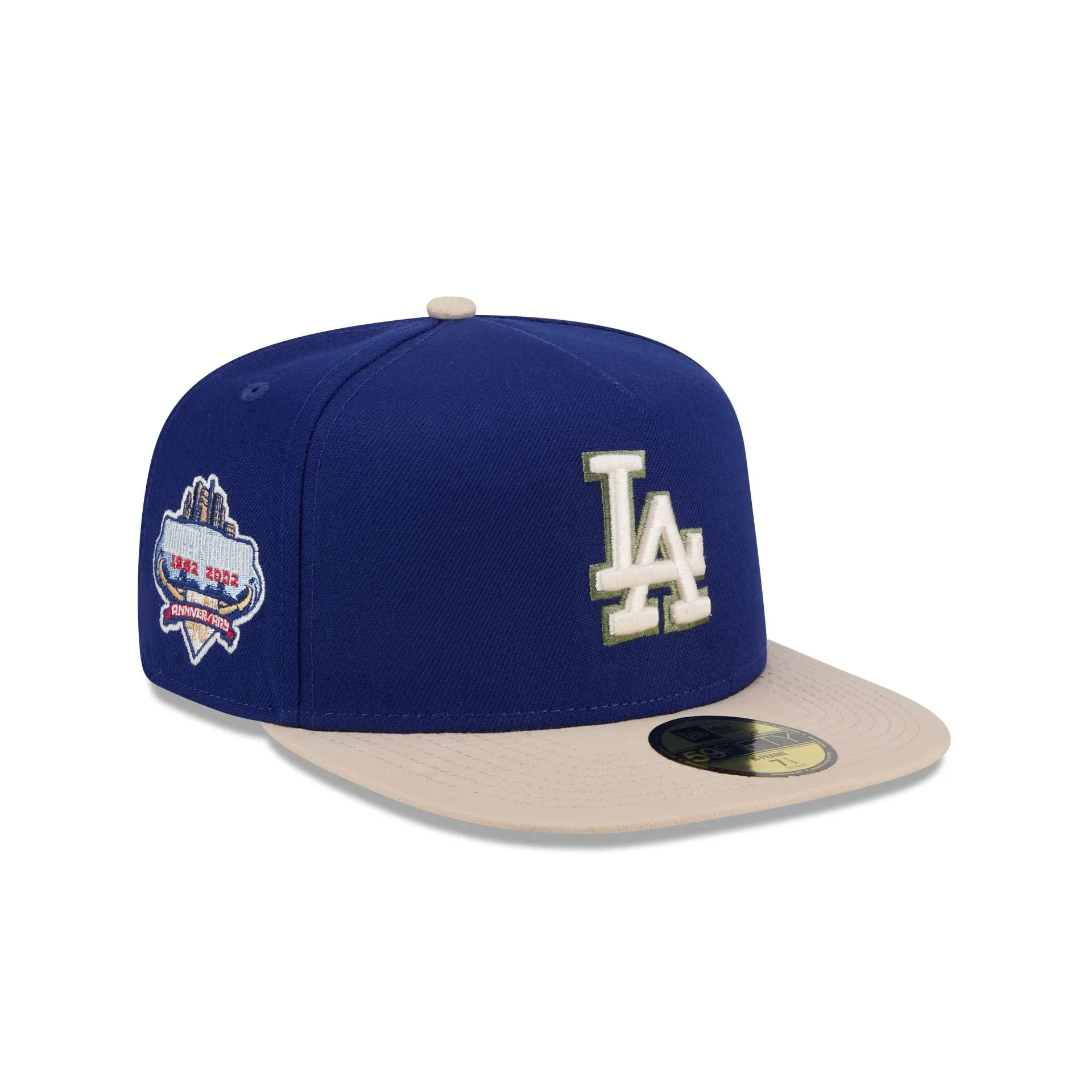 Los Angeles Dodgers Canvas 59FIFTY A-Frame Fitted Hat sold by New Era