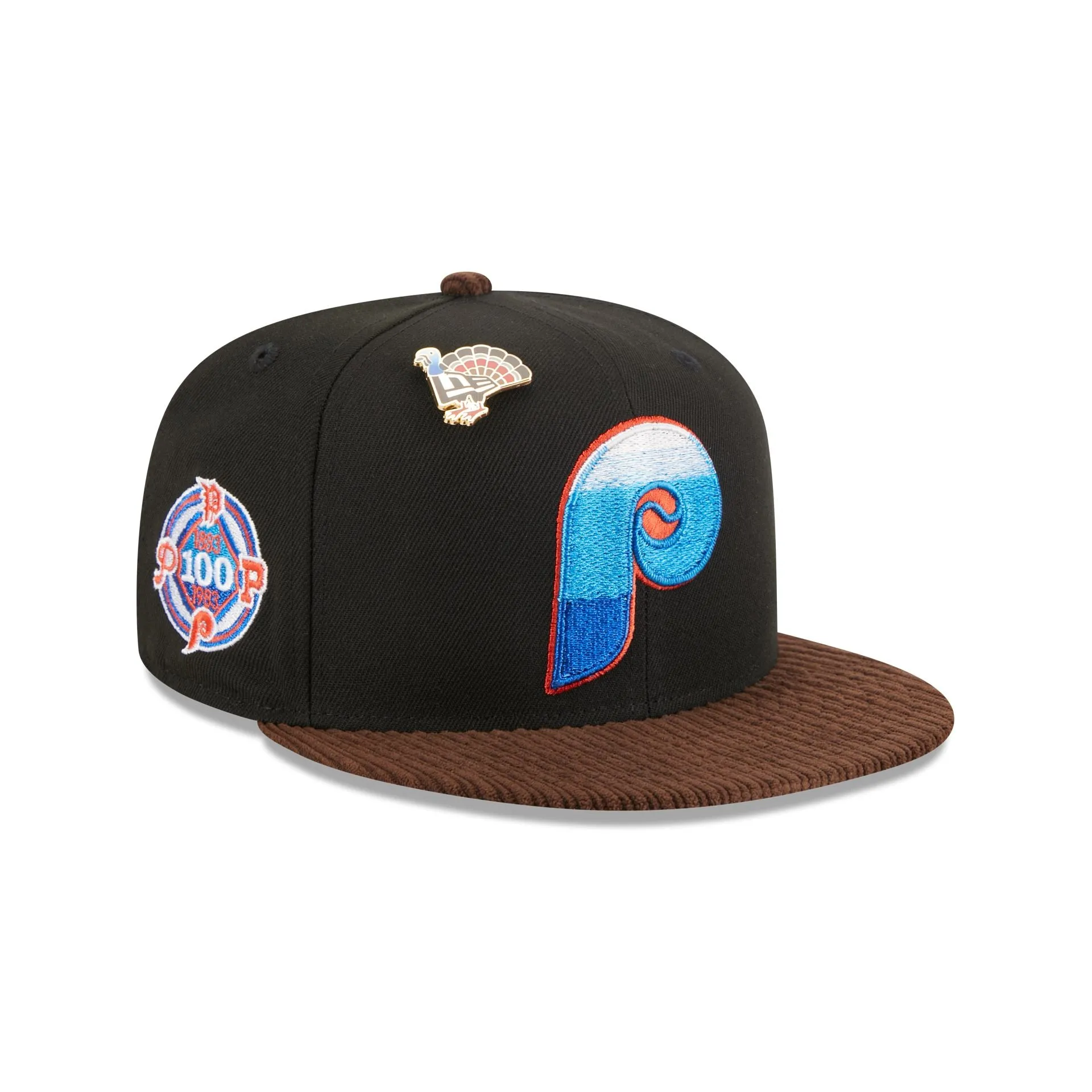 Philadelphia Phillies Feathered Cord 59FIFTY Fitted Hat sold by New Era