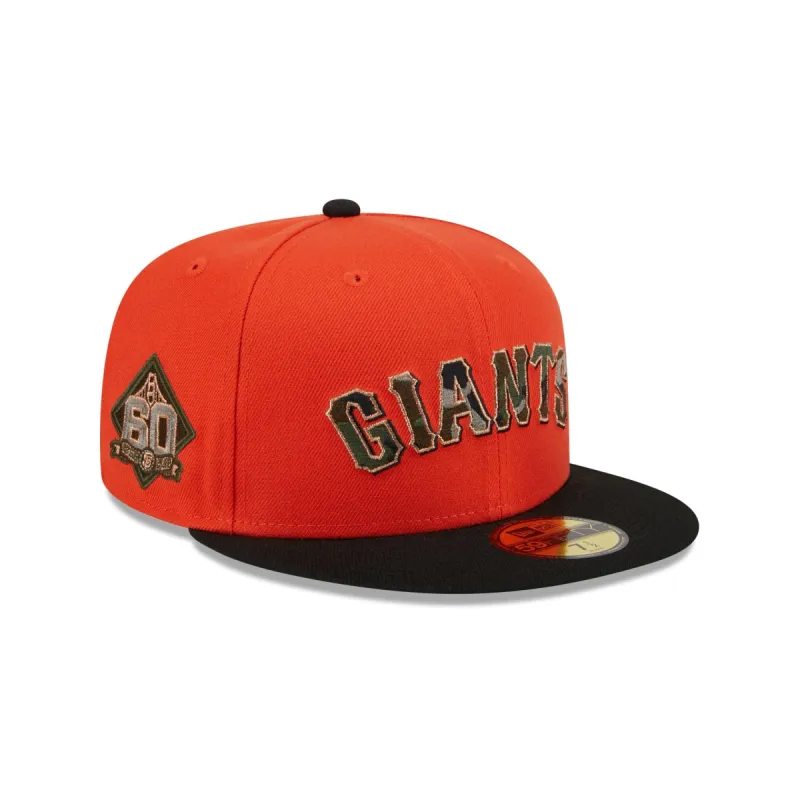 San Francisco Giants Camo Fill 59FIFTY Fitted Hat sold by New Era