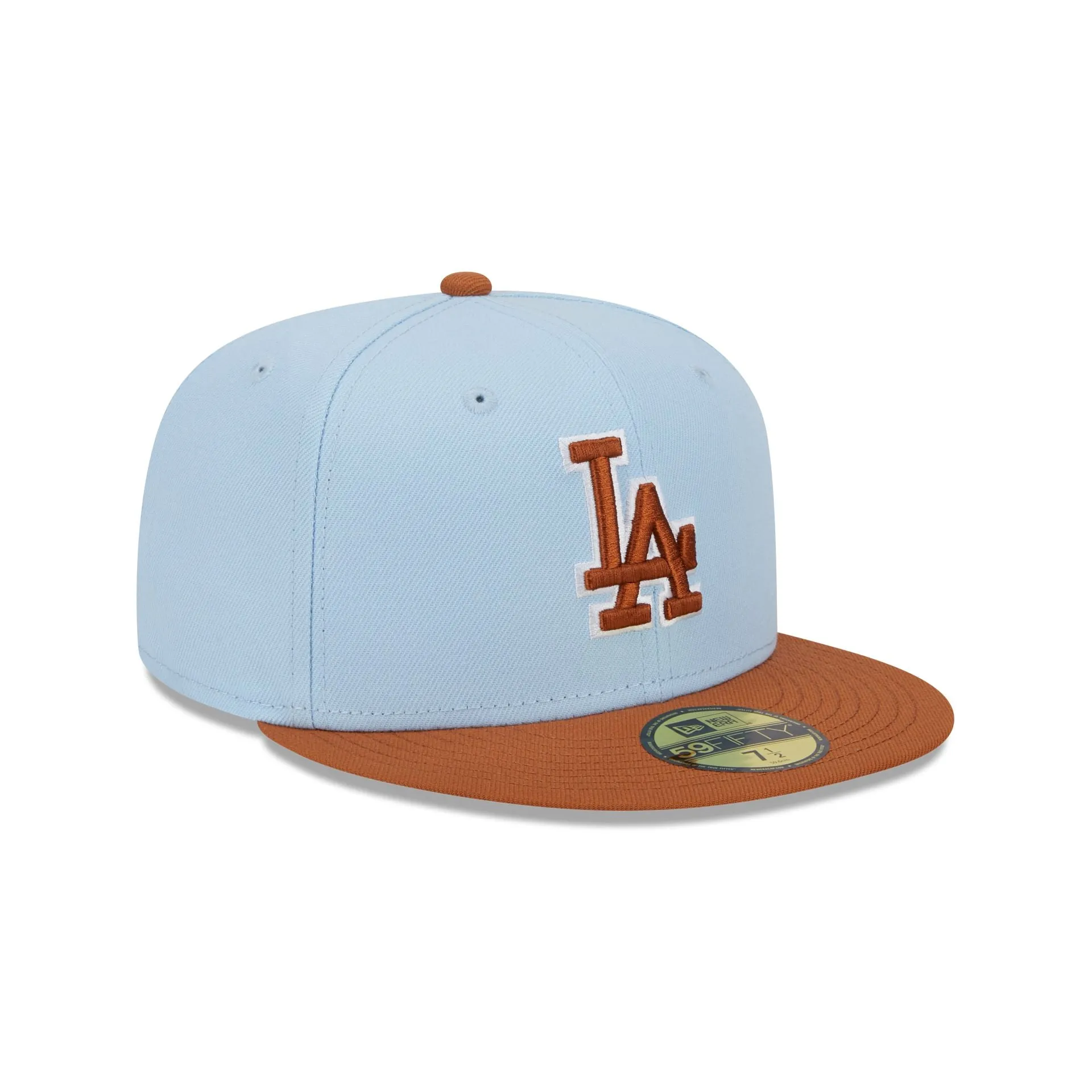 Los Angeles Dodgers Color Pack Glacial Blue 59FIFTY Fitted Hat sold by New Era product image thumbnail 3