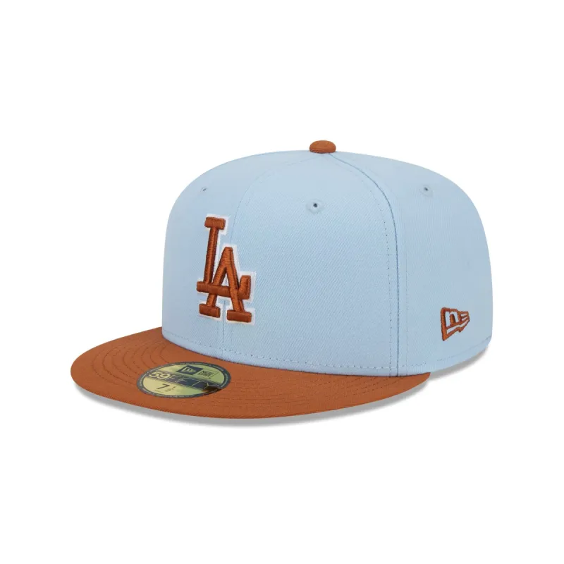 Los Angeles Dodgers Color Pack Glacial Blue 59FIFTY Fitted Hat sold by New Era