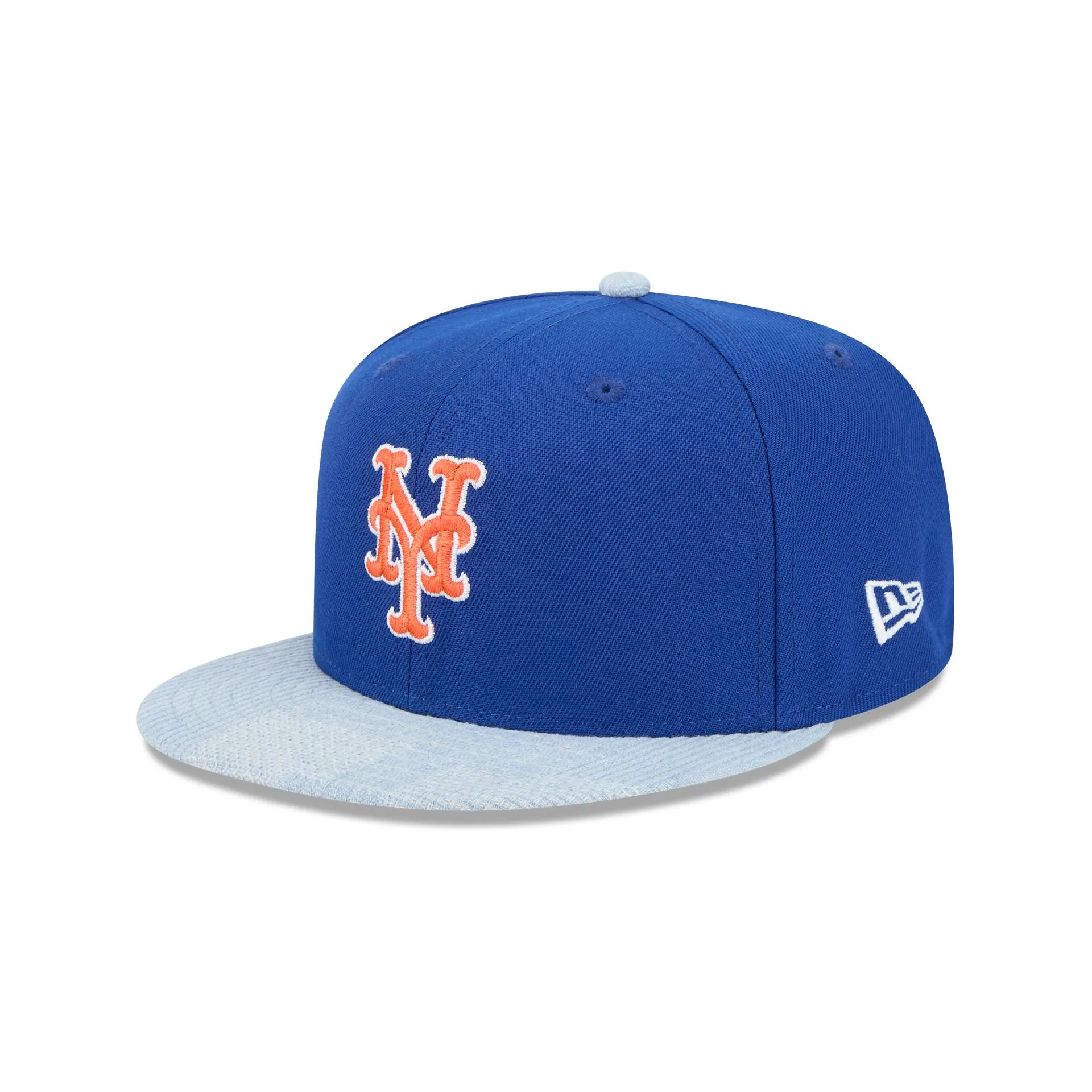 New York Mets Patch Denim 59FIFTY Fitted Hat sold by New Era