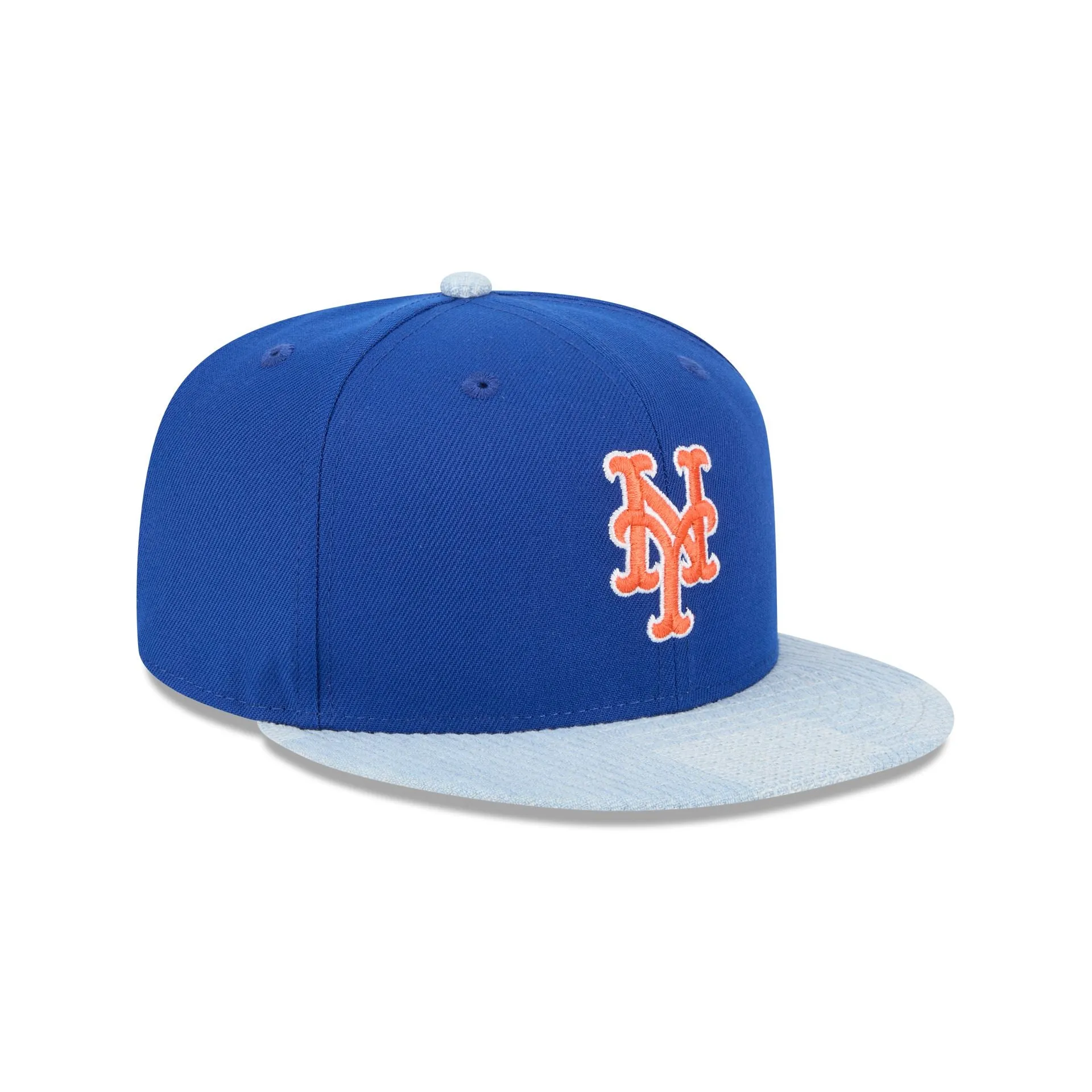 New York Mets Patch Denim 59FIFTY Fitted Hat sold by New Era product image thumbnail 3