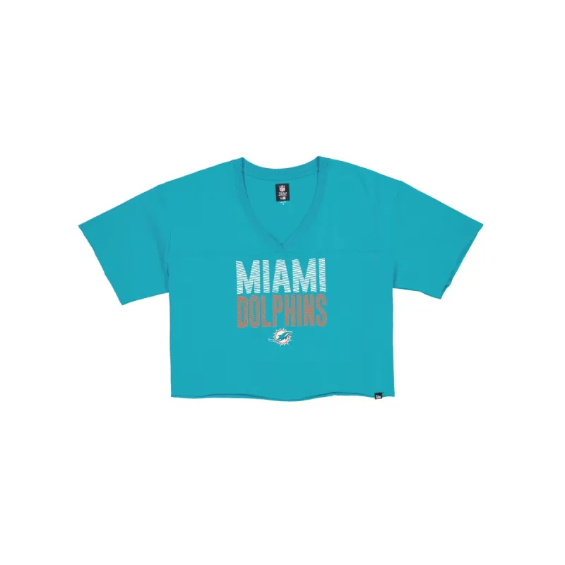Miami Dolphins Active Women's V-Neck T-Shirt sold by New Era
