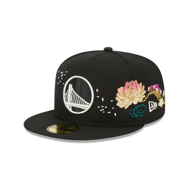 Golden State Warriors Cherry Blossom 59FIFTY Fitted Hat sold by New Era