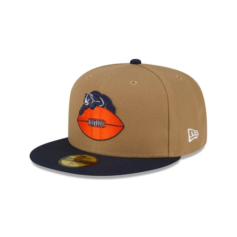 Chicago Bears Throwback 59FIFTY Fitted Hat sold by New Era
