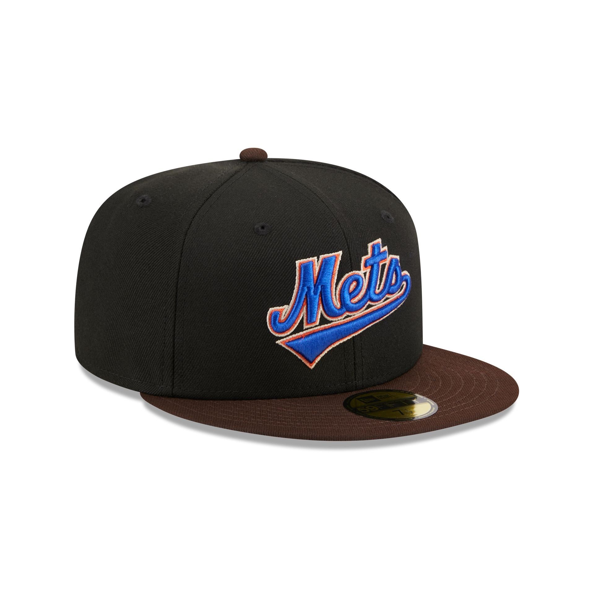 New York Mets Chocolate Visor 59FIFTY Fitted Hat sold by New Era product image thumbnail 3