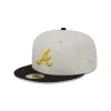 Atlanta Braves Two Tone Stone 59FIFTY Fitted Hat sold by New Era