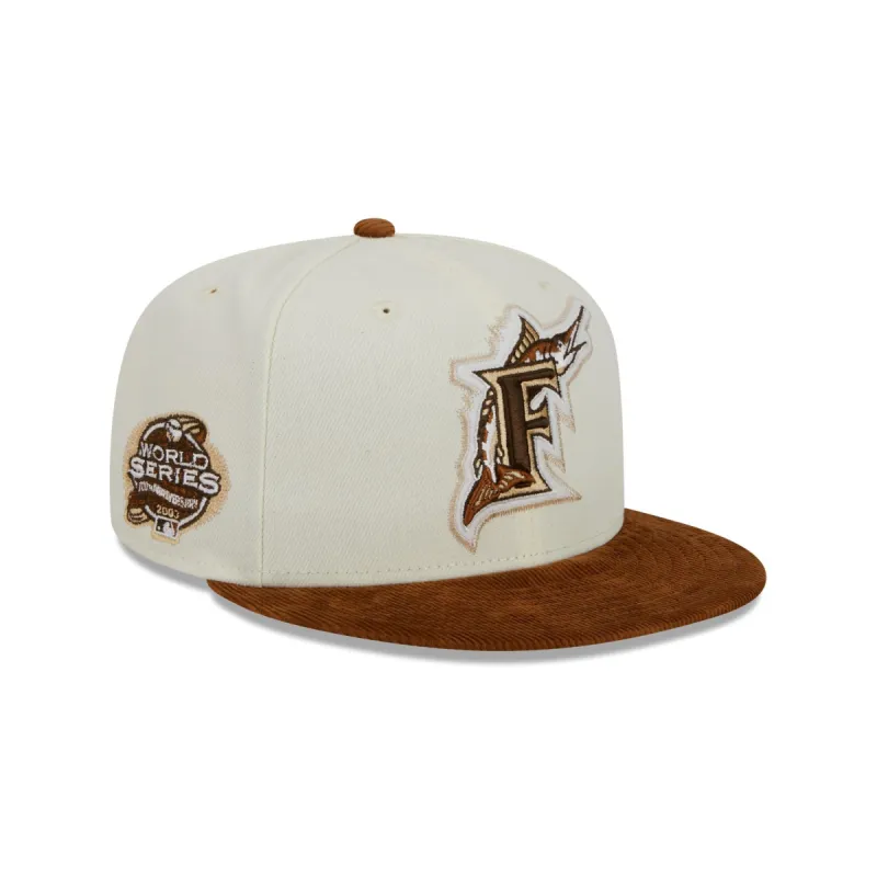 Miami Marlins Cord 59FIFTY Fitted Hat sold by New Era