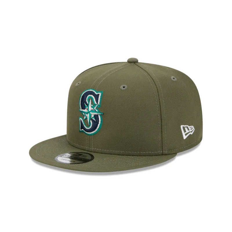Seattle Mariners Olive 9FIFTY Snapback Hat sold by New Era