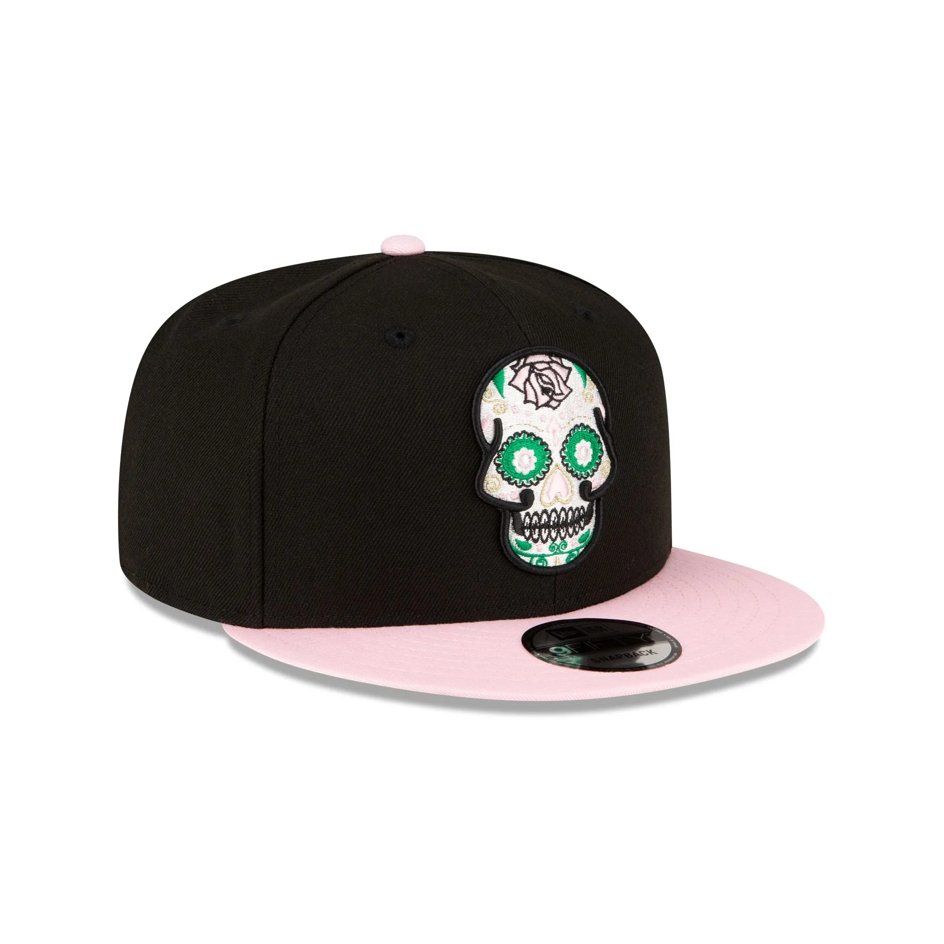 Day of the Dead Pink Sugar Skull 9FIFTY Snapback Hat sold by New Era product image thumbnail 3