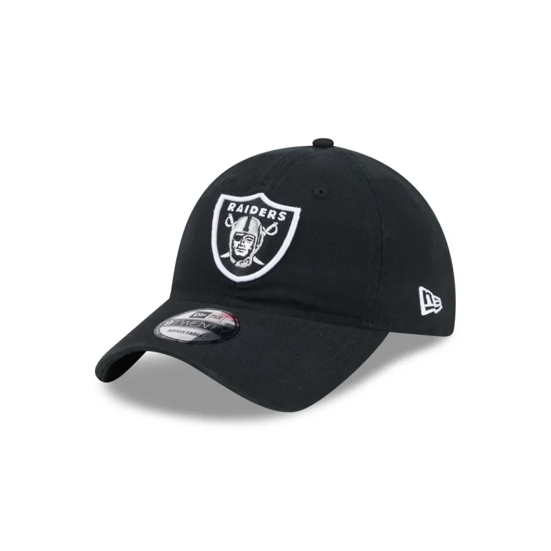 Las Vegas Raiders Black 9TWENTY Adjustable Hat sold by New Era