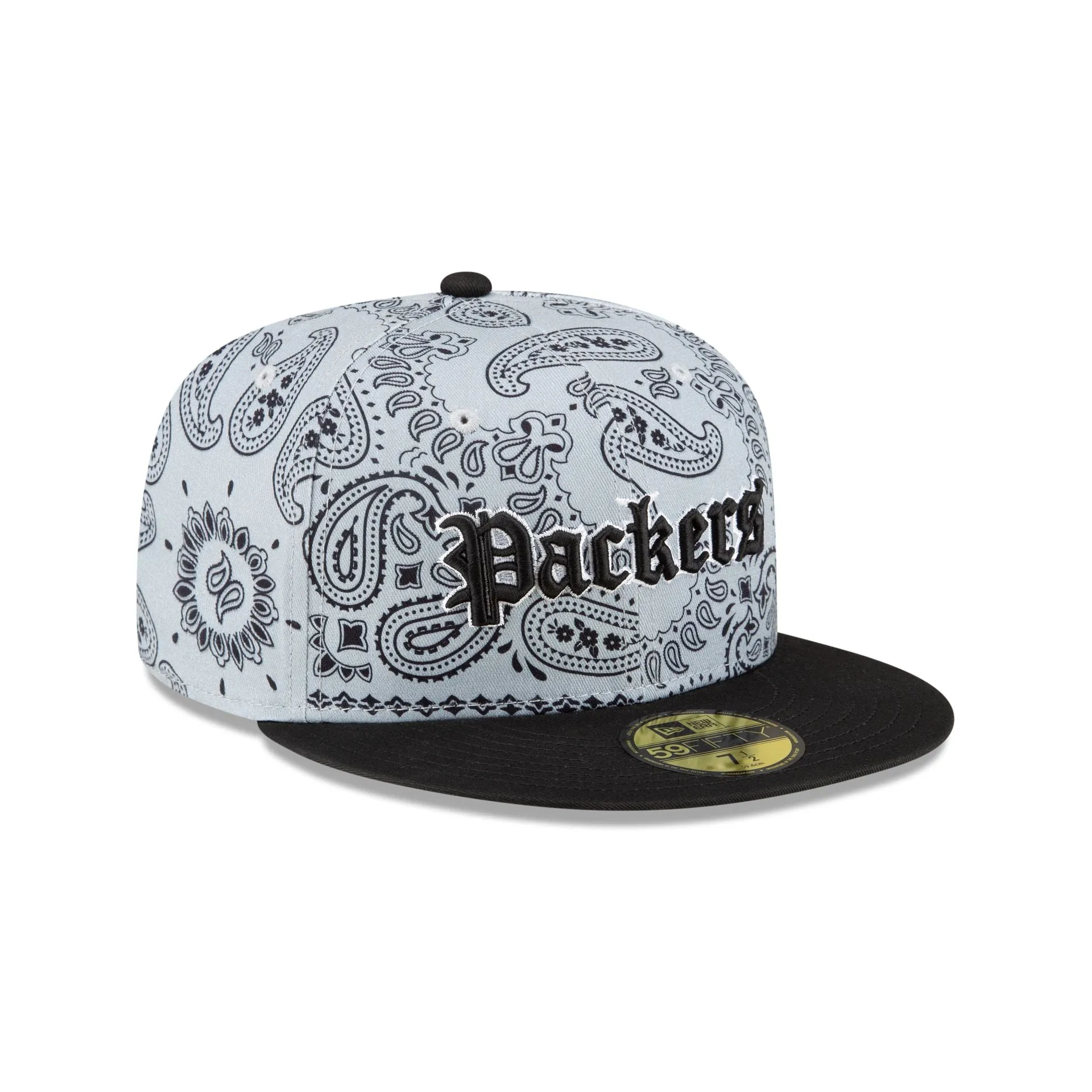 Green Bay Packers Paisley Patch 59FIFTY Fitted Hat sold by New Era product image thumbnail 3