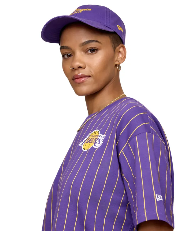 Los Angeles Lakers Throwback Women's T-Shirt sold by New Era