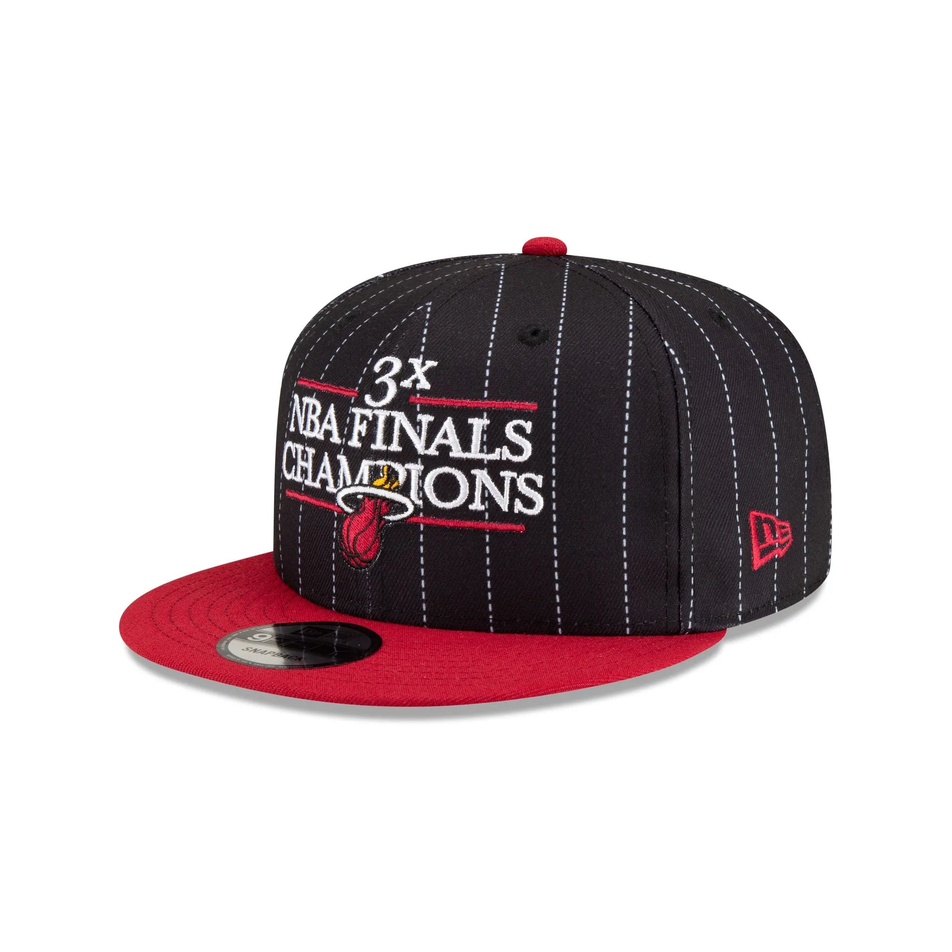 Just Caps NBA Champion Pinstripe Miami Heat 9FIFTY Snapback Hat sold by New Era product image thumbnail 3