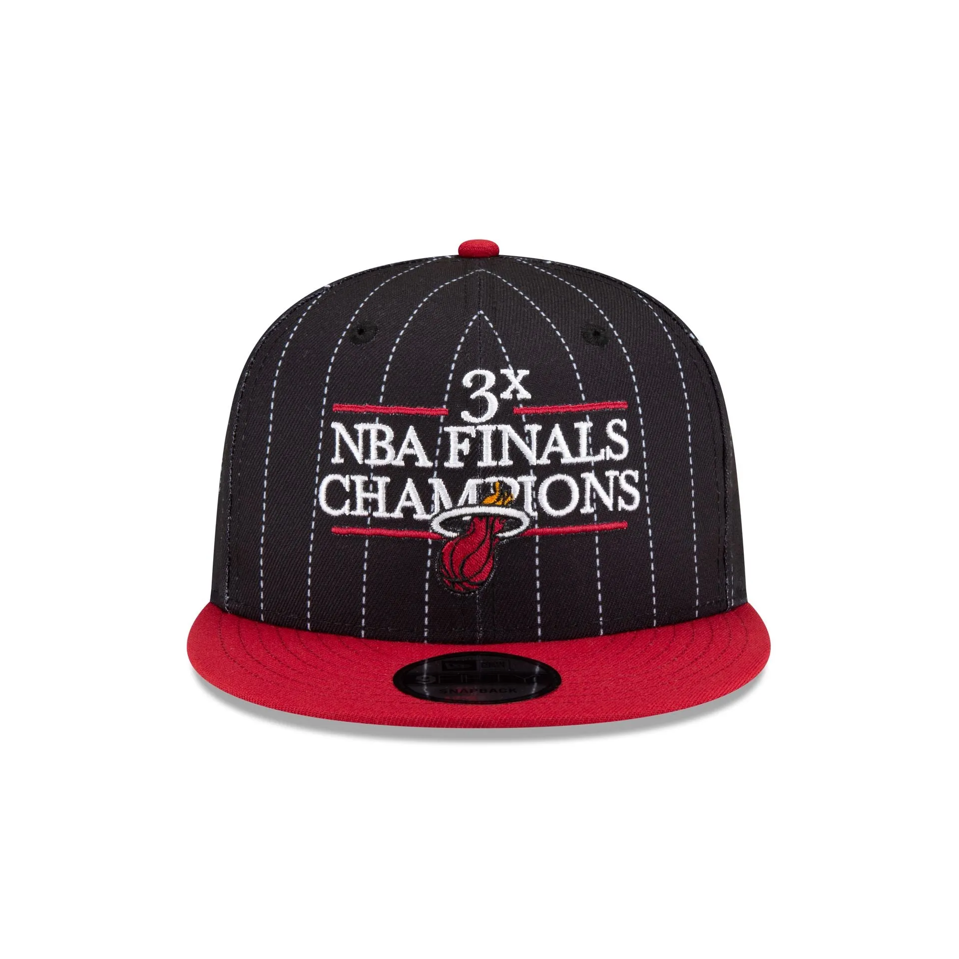 Just Caps NBA Champion Pinstripe Miami Heat 9FIFTY Snapback Hat sold by New Era product image thumbnail 2